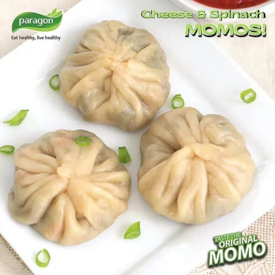 Picture of Cheese & Spinach MOMO 4 pcs